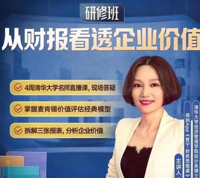 贾宁从财报看透企业价值·研修班