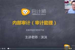 企业内审审计助理必修课（视频）