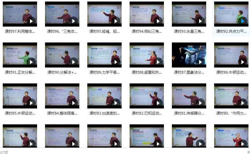 人教版高中物理必修1教学视频全集(97课时 全品课堂),学习,理解,教育,团队,运动,第2张