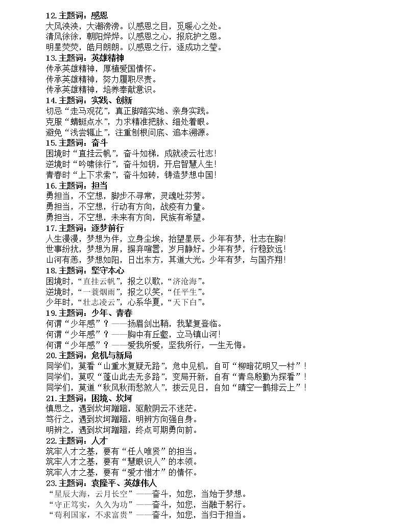 高中语文 高分作文-如何写好经典的开头结尾视频教程全集