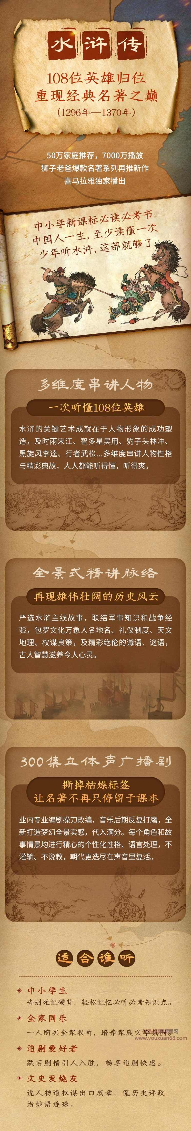 狮子爸讲广播剧《水浒传》,课程,专业,艺术,尊重,第2张 狮子爸讲广播剧《水浒传》,课程,专业,艺术,尊重,第2张