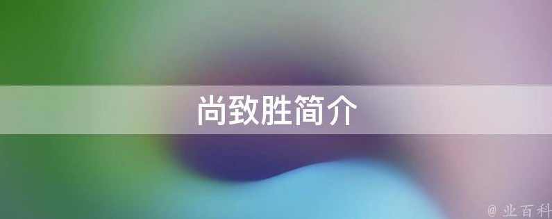 尚致胜 说服客户的基础高清