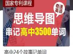 高中英语词汇思维导图速记高中英语3500单词教学视频(Jerry讲课)