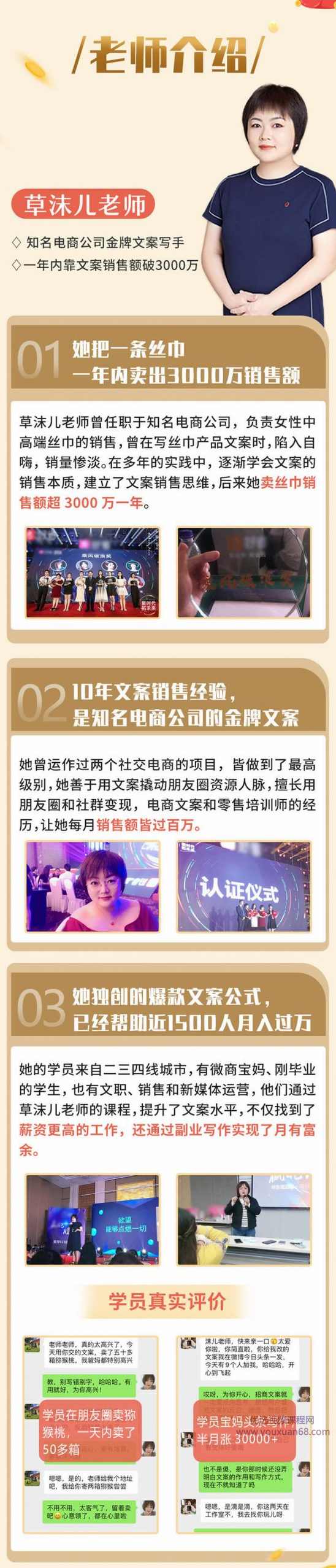 金牌文案爆单成交课，从0到1写出高转化文案,课程,模板,成长,电子商务,副业,第2张