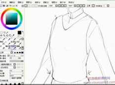 sai绘制服装教程-服装设计sai绘画视频教程