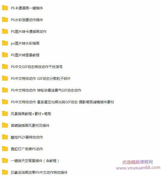 2020最新2300款PS插件合集包,摄影,漫画,第3张