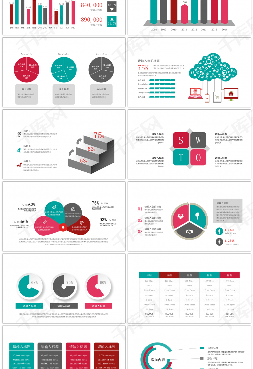 创意图表 PPT图表认知与制作