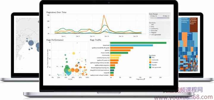 风舞烟 Tableau课程，商业智能与可视化应用实战视频教程(118课全套)
