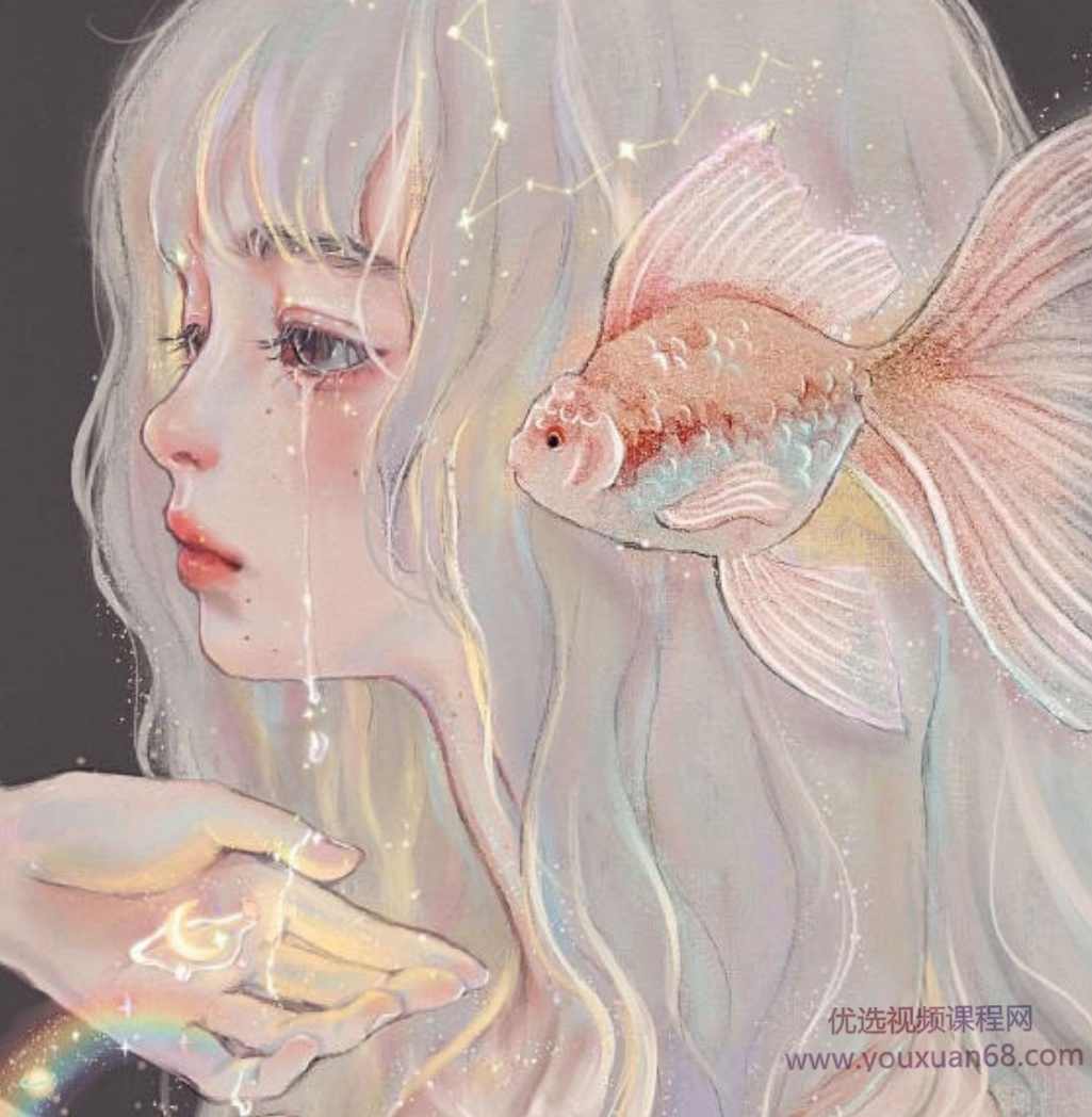 gua老师ipad人物头像课