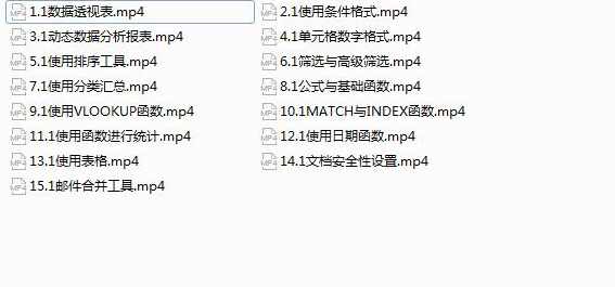 《高效办公之Excel必修课》全套视频课程（15集）,课程,数据分析,办公,第2张