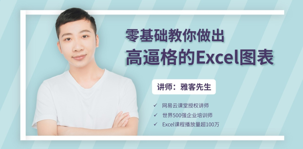 25堂课零基础教你做出高逼格的Excel图表（29集全）