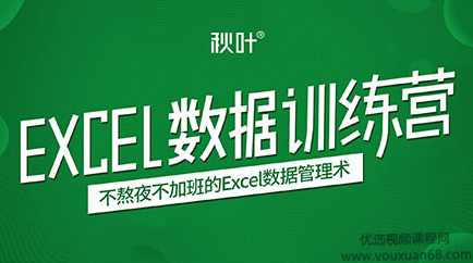 秋叶Excel数据训练营数据处理学习班