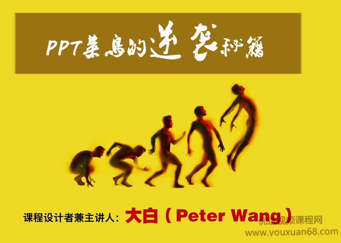 PPT菜鸟的逆袭秘籍视频课