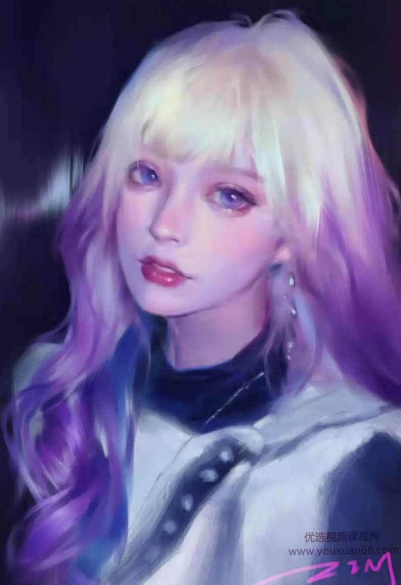 【黑妹】2021年3月Black sister人物插画第二期【画质高清有笔刷】,课程,第2张