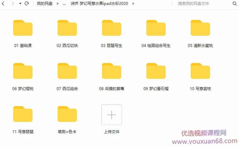 2020年诗乔水彩ipad插画课水果+甜品【画质高清有笔刷】,第3张