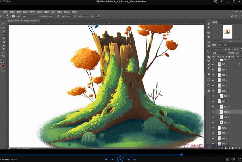 兔八叉插画小场景团练课2020年8月结课【画质高清有笔刷】,课程,直播,第3张