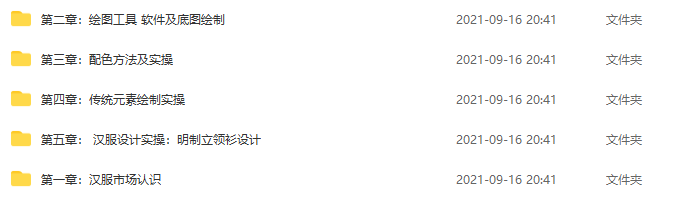 汉服设计全讲解2021年6月结课 从入门到精通【画质高清】,课程,学习,发展,适应,第6张