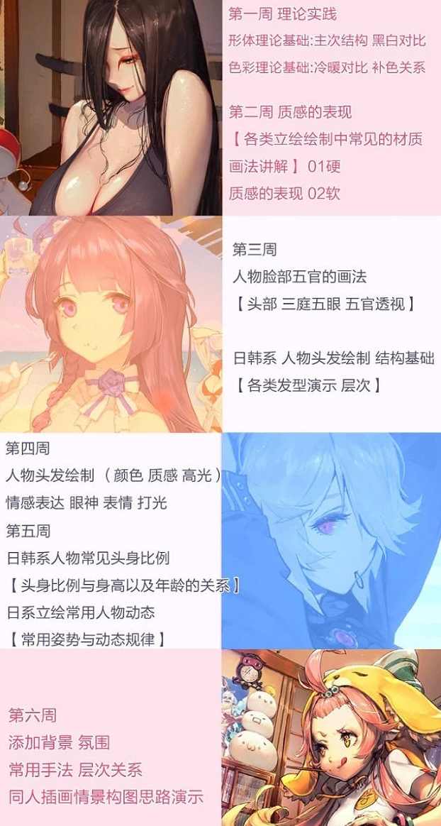 han-0v0 日韩柔软美少女商业技法创作班,课程,第3张