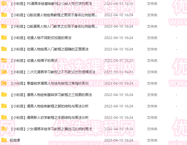 轻微课小粉菇漫画人物画法微课合集包,课程,学习,微信,运动,漫画,第2张