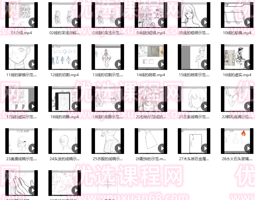 轻微课-漫画线稿入门之动漫绘画零基础学习教程,课程,学习,管理,漫画,第2张