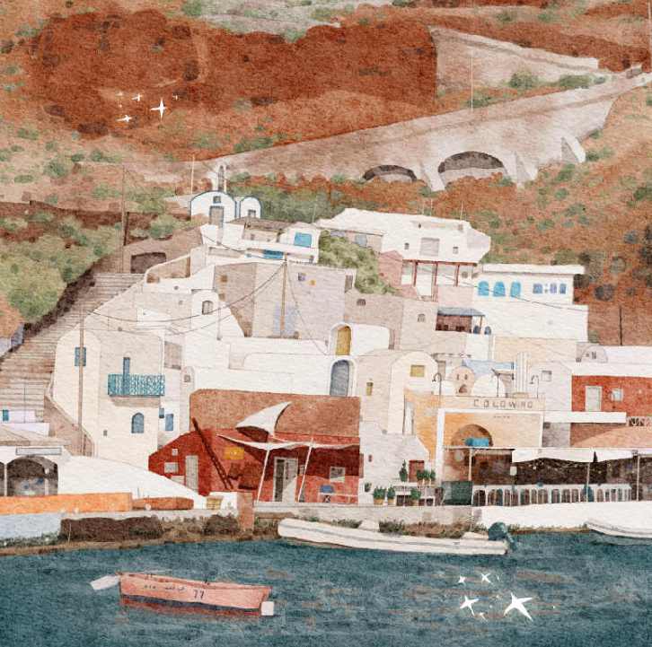 冷风ipad插画课水彩风景进阶2021年9月结课【画质一般有笔刷】