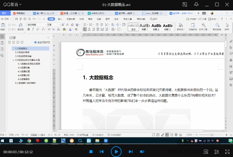 2020年最新黑马大数据开发复习课程,课程,第1张