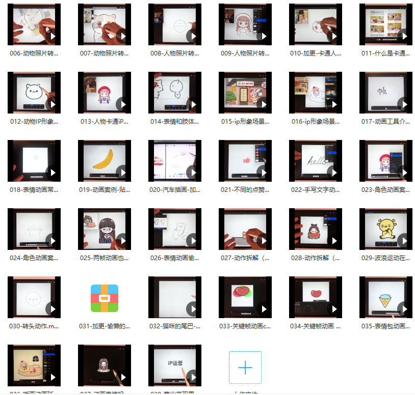 卡通iP形象设计+动画表情包课程二合一,课程,学习,运动,第2张