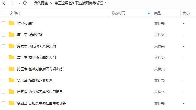 李三金2022年零基础职业插画师养成班【画质高清有课件,课程,直播,养成,第2张