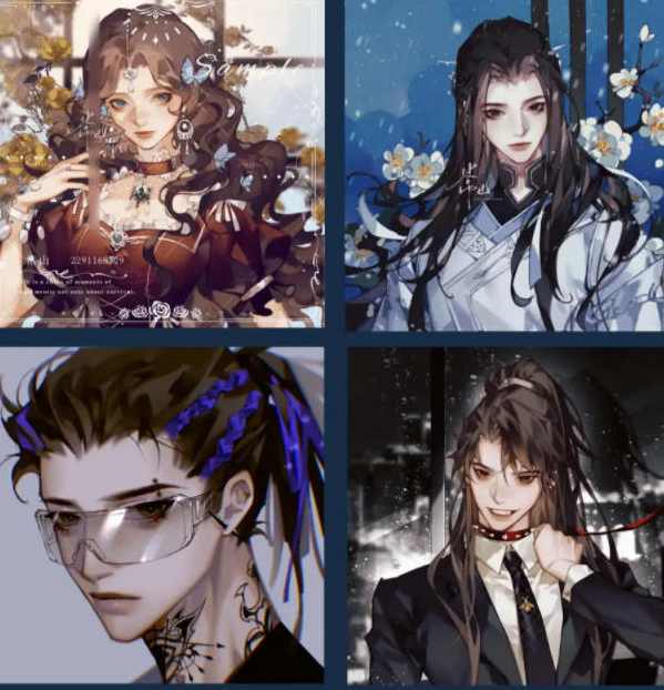 常山2022年二次元伪厚涂头像特训班第三期【画质一般有笔刷素材】