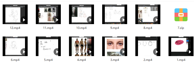 黑蛇错2022人体基础强化与日系立绘第3期【画质不错只有视频】,第3张