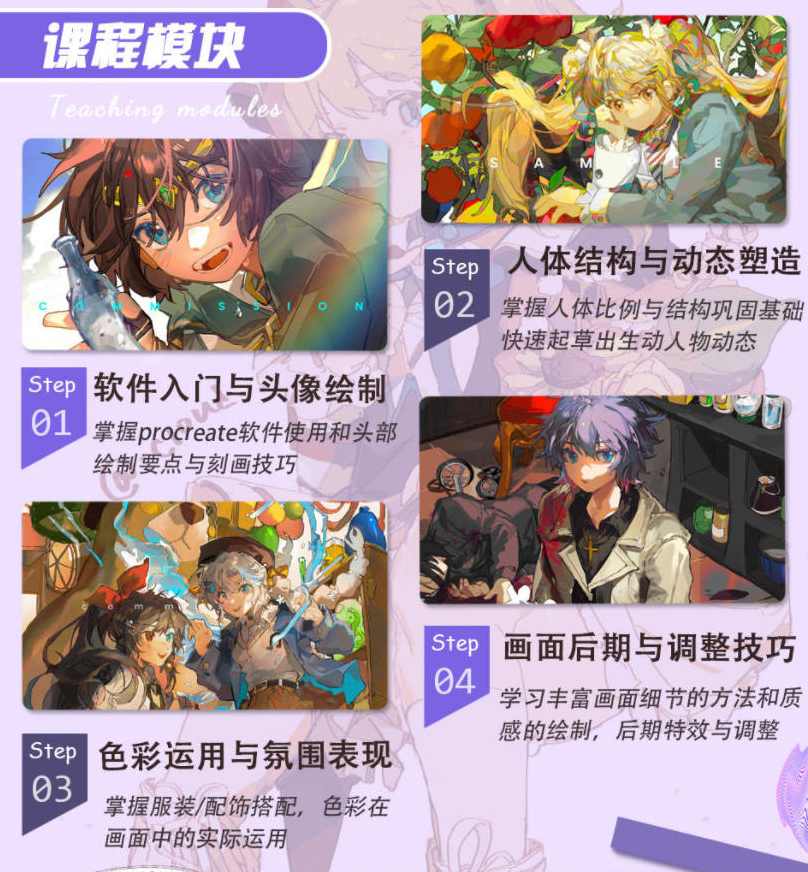 一条2022Procreate人物插画基础第2期【画质不错只有视频】,第2张