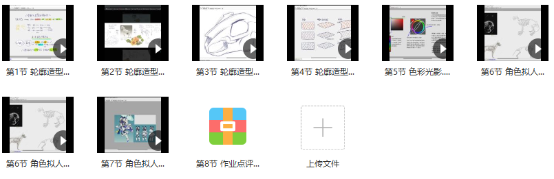 讨个吉利簟2022日系人外角色设计班【画质高清只有视频】,课程,第2张