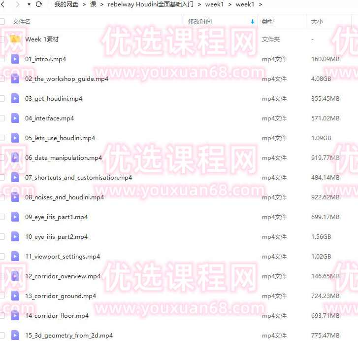 拳头rebelway Houdini2022全面基础入门【画质高清有素材】,第3张 拳头rebelway Houdini2022全面基础入门【画质高清有素材】,第3张