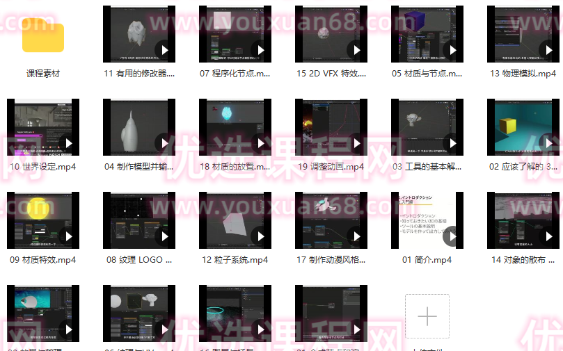 coloso动漫风格2D特效动画blender教程人工翻译【画质高清有素材】,课程,第2张