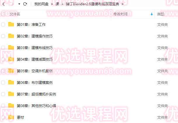 捕丁Blender2.9建模布线原理宝典【画质高清有素材】,课程,第2张