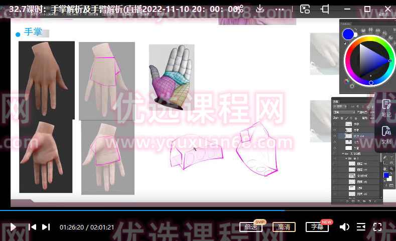 大木画画人体结构第7期2022年12月已结课【画质高清只有视频】,第4张