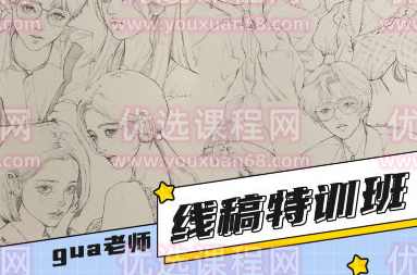 gua老师线稿特训班第1季2023年1月结课【画质不错有笔刷】,第1张