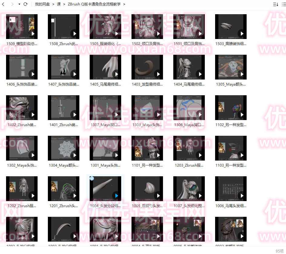ZBrushQ版卡通角色全流程教学【画质高清只有视频】,第3张 ZBrushQ版卡通角色全流程教学【画质高清只有视频】,第3张