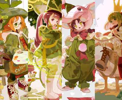 毛球滚滚来2022日系治愈插画第2期【画质不错有笔刷和素材】