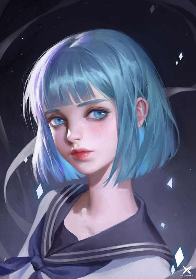 【厚涂动漫】Procreate 动漫复古插画教程