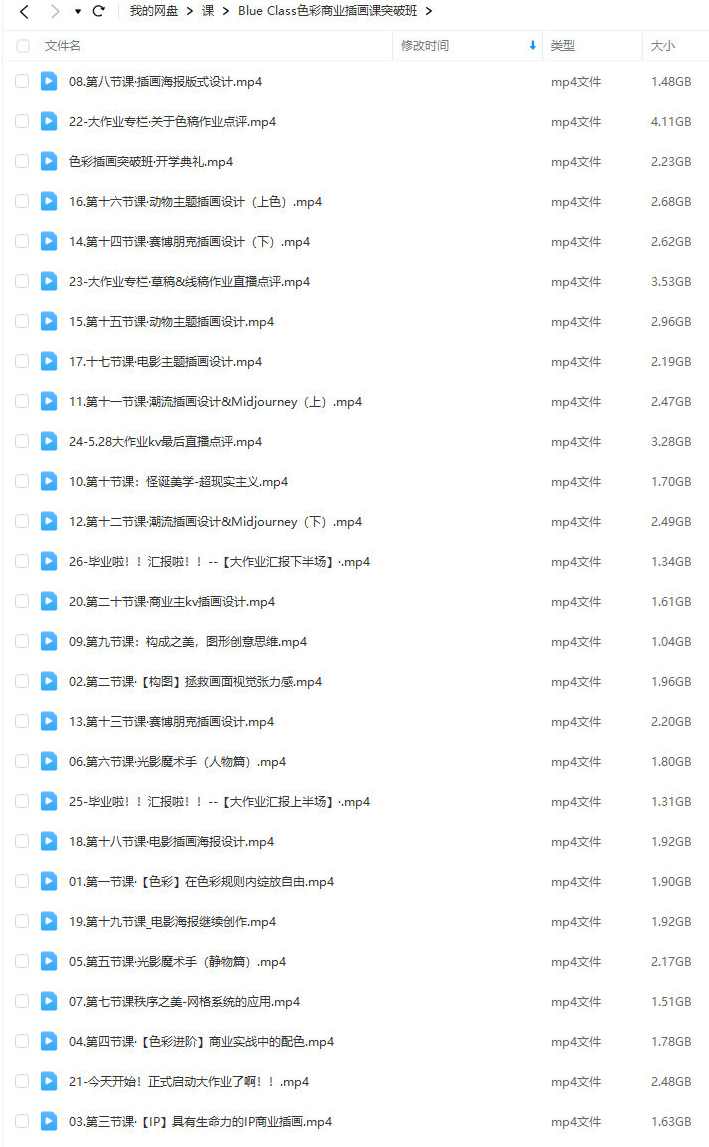 Blue Class2023色彩商业插画课程突破班,课程,直播,进步,魔术,第3张