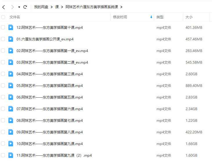 阿妹艺术六厘东方美学插画系统课2018老课,课程,艺术,第2张