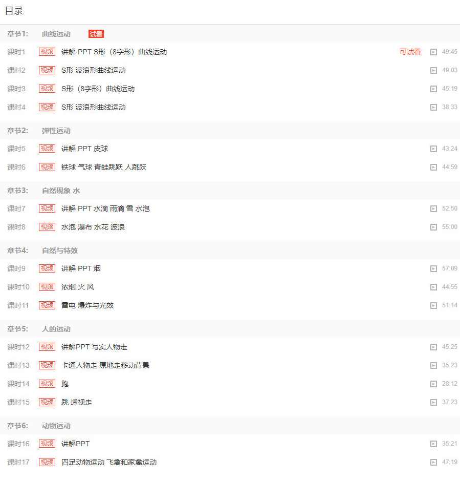 王运栋动画运动规律【画质普通】,课程,运动,第2张