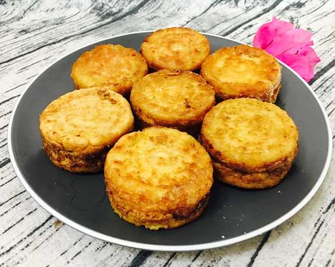 鸡蛋汉堡小吃技术视频教程 黄金鸡蛋塔配方资料 制作方法秘方做法,营养,第1张