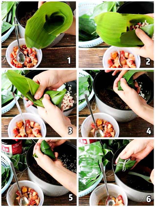 含5种不同风味粽子 技术配方+粽子包法做法+VCR教程,学习,第1张