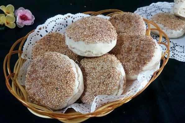 芝麻烧饼做法学习视频,学习,第1张