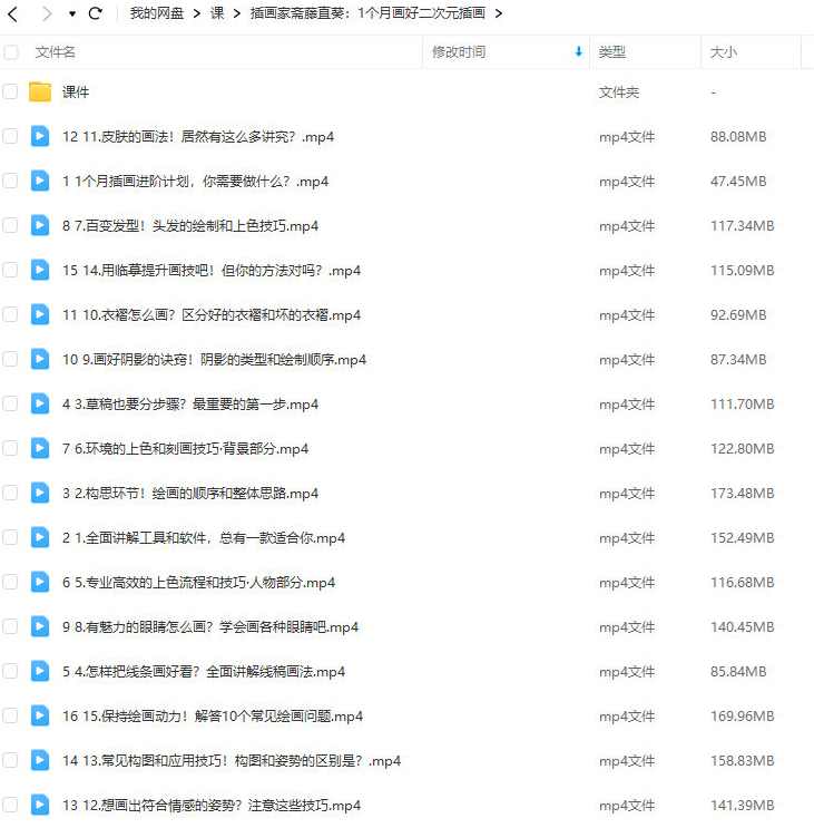 斋藤直葵1个月画好二次元插画2023年