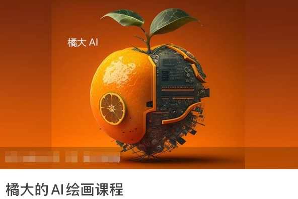 橘大的AI绘画课程，AI绘画零基础小白，从入门到精通