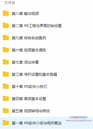 零基础快速入门学习Premiere（PR）视频剪辑2020全套视频课程高清