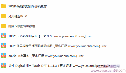 PR素材合集包PR转场PR后期素材 172GB,课程,第2张